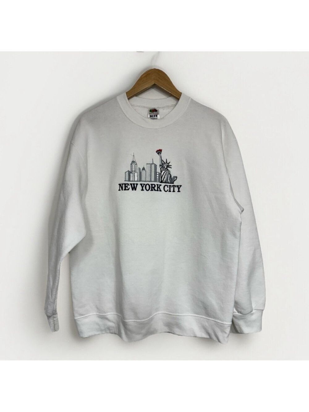Vintage Fruit of the Loom NYC Sweatshirt with Statue of Liberty